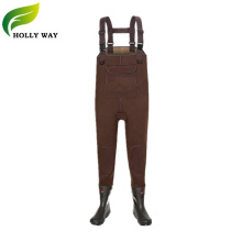 Hot sell Customized Neoprene fishing Wader with Insulated Rubber Boots